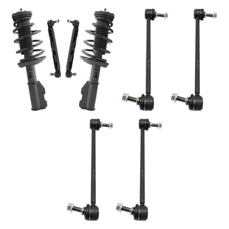 TRQ® - Front Complete Strut Assemblies and Stabilizer Bar Link Kit