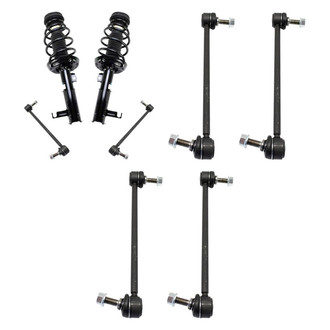 TRQ® - Front Complete Strut Assemblies and Stabilizer Bar Link Kit