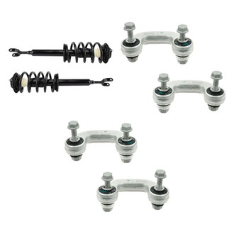TRQ® - Front Complete Strut Assemblies and Stabilizer Bar Link Kit