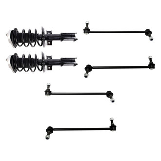 TRQ® - Front Complete Strut Assemblies and Stabilizer Bar Link Kit