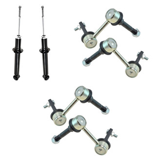 TRQ® - Shock Absorber and Stabilizer Bar Link Kit