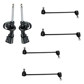 TRQ® - Shock Absorber and Stabilizer Bar Link Kit