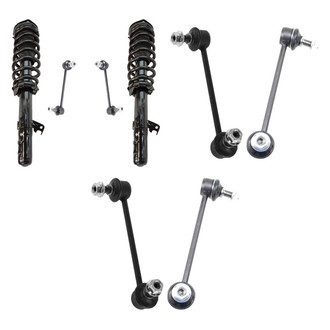 TRQ® - Front Complete Strut Assemblies and Stabilizer Bar Link Kit