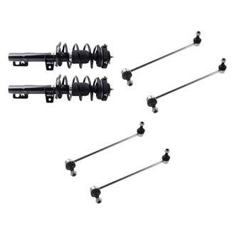 TRQ® - Complete Strut Assembly and Stabilizer Bar Link Kit