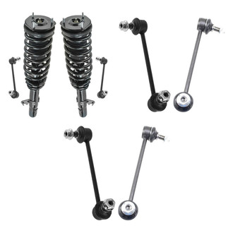 TRQ® - Front Complete Strut Assemblies and Stabilizer Bar Link Kit
