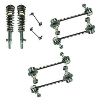 TRQ® - Front Complete Strut Assemblies and Stabilizer Bar Link Kit
