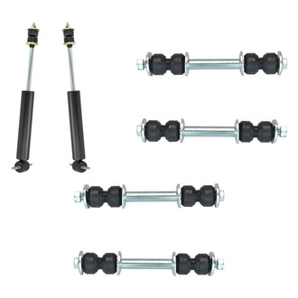 TRQ® - Front Shock Absorbers and Stabilizer Bar Link Kit