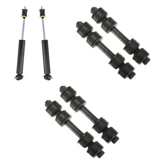 TRQ® - Front Shock Absorbers and Stabilizer Bar Link Kit