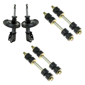 TRQ® - Shock Absorber and Stabilizer Bar Link Kit