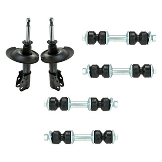TRQ® - Front Struts and Stabilizer Bar Link Kit