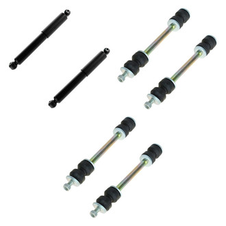 TRQ® - Front Shock Absorbers and Stabilizer Bar Link Kit