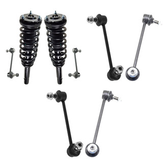 TRQ® - Front Complete Strut Assemblies and Stabilizer Bar Link Kit