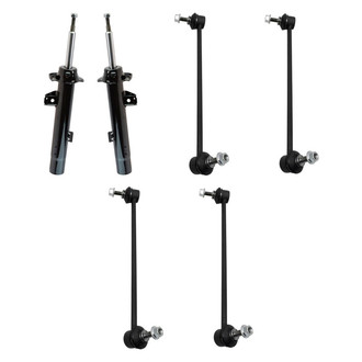 TRQ® - Front Struts and Stabilizer Bar Link Kit
