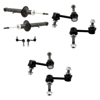 TRQ® - Front Shock Absorbers and Stabilizer Bar Link Kit