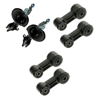 TRQ® - Shock Absorber and Stabilizer Bar Link Kit