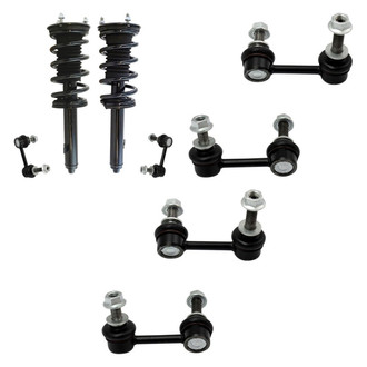 TRQ® - Front Complete Strut Assemblies and Stabilizer Bar Link Kit