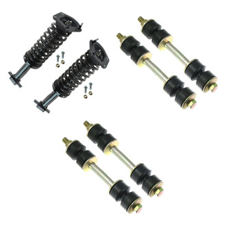 TRQ® - Front Complete Strut Assemblies and Stabilizer Bar Link Kit