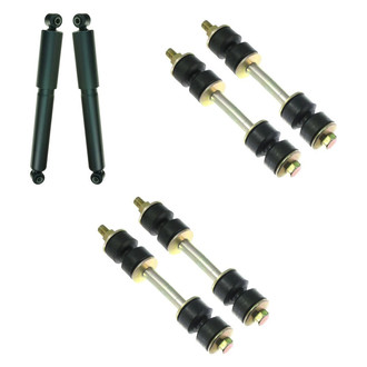 TRQ® - Front Shock Absorbers and Stabilizer Bar Link Kit