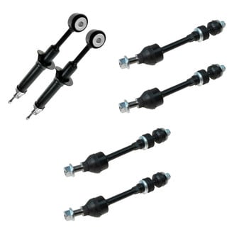 TRQ® - Front Shock Absorbers and Stabilizer Bar Link Kit