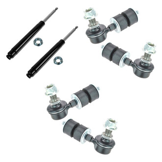 TRQ® - Front Struts and Stabilizer Bar Link Kit