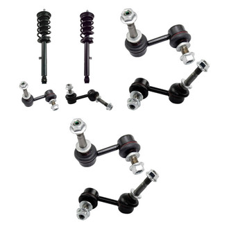 TRQ® - Front Complete Strut Assemblies and Stabilizer Bar Link Kit