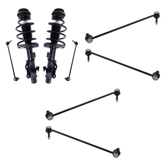 TRQ® - Front Complete Strut Assemblies and Stabilizer Bar Link Kit