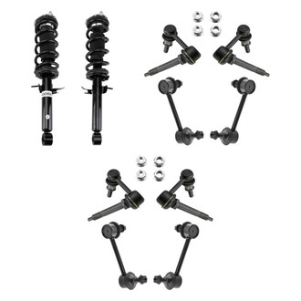 TRQ® - Front Complete Strut Assemblies and Stabilizer Bar Link Kit