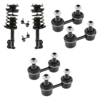 TRQ® - Front Complete Strut Assemblies and Stabilizer Bar Link Kit