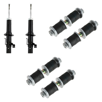 TRQ® - Front Struts and Stabilizer Bar Link Kit