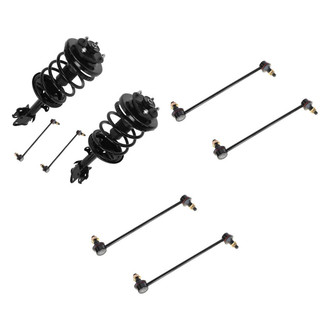 TRQ® - Front Complete Strut Assemblies and Stabilizer Bar Link Kit