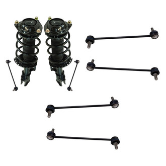 TRQ® - Front Complete Strut Assemblies and Stabilizer Bar Link Kit