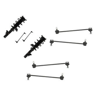 TRQ® - Front Complete Strut Assemblies and Stabilizer Bar Link Kit