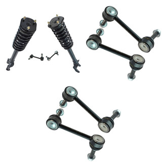 TRQ® - Front Complete Strut Assemblies and Stabilizer Bar Link Kit
