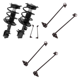 TRQ® - Front Complete Strut Assemblies and Stabilizer Bar Link Kit