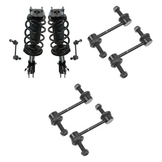 TRQ® - Front Complete Strut Assemblies and Stabilizer Bar Link Kit