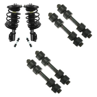 TRQ® - Front Complete Strut Assemblies and Stabilizer Bar Link Kit