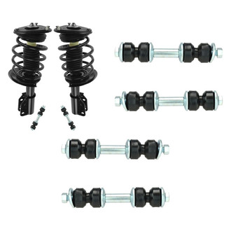 TRQ® - Front Complete Strut Assemblies and Stabilizer Bar Link Kit
