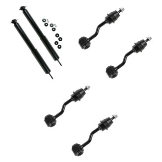 TRQ® - Front Shock Absorbers and Stabilizer Bar Link Kit