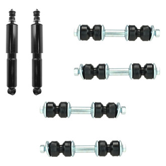 TRQ® - Front Shock Absorbers and Stabilizer Bar Link Kit