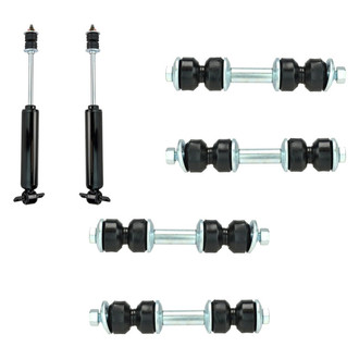 TRQ® - Front Shock Absorbers and Stabilizer Bar Link Kit
