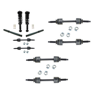 TRQ® - Complete Strut Assembly and Stabilizer Bar Link Kit