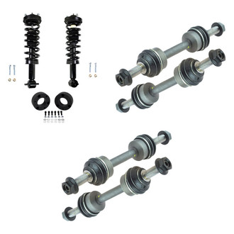 TRQ® - Front Complete Strut Assemblies and Stabilizer Bar Link Kit