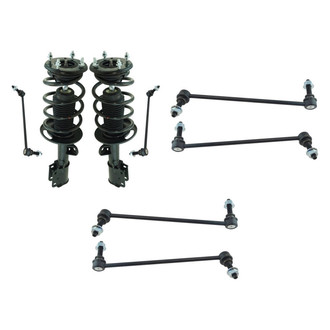 TRQ® - Complete Strut Assembly and Stabilizer Bar Link Kit