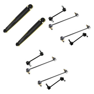 TRQ® - Front and Rear Complete Strut Assemblies and Stabilizer Bar Link Kit