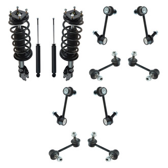 TRQ® - Complete Strut Assemblies and Stabilizer Bar Link Kit