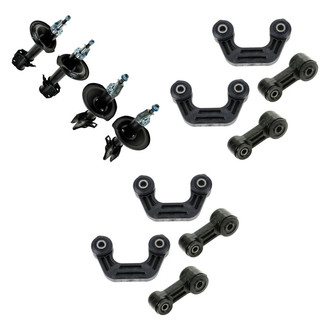 TRQ® - Shock Absorber and Stabilizer Bar Link Kit