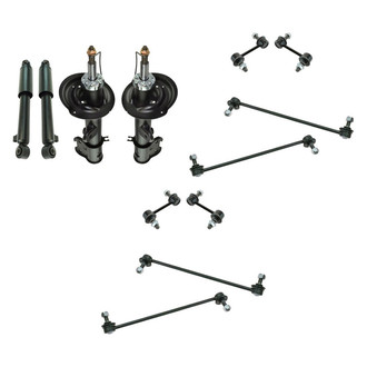 TRQ® - Shock Absorbers and Stabilizer Bar Link Kit