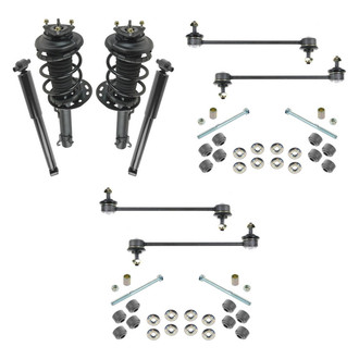 TRQ® - Complete Strut Assemblies and Stabilizer Bar Link Kit