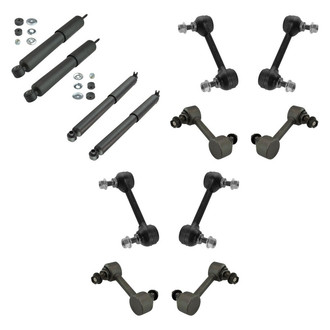 TRQ® - Front and Rear Shock Absorbers and Stabilizer Bar Link Kit