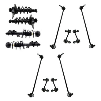TRQ® - Complete Strut Assemblies and Stabilizer Bar Link Kit